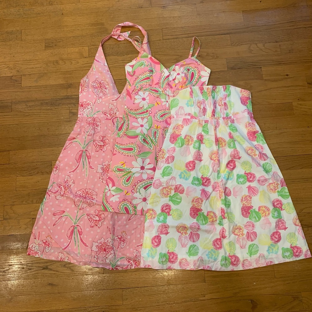 Three Lilly Pulitzer dresses size 0/2